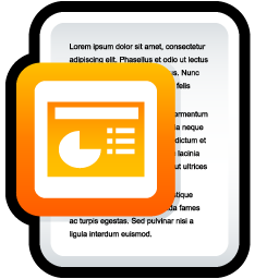 Document Microsoft PowerPoint Icon 256x256 png